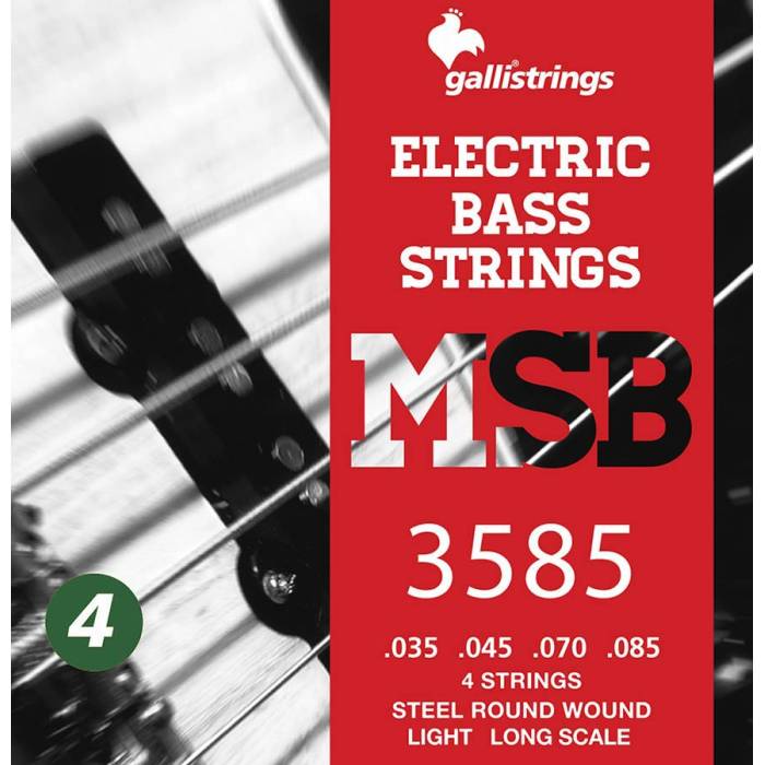 Struny na baskytary: Galli Magic Sound Bass MSB-3585 Struny na elektrickou baskytaru Struny na elektrickou baskytaru Galli Magic Sound Bass MSB-3585
