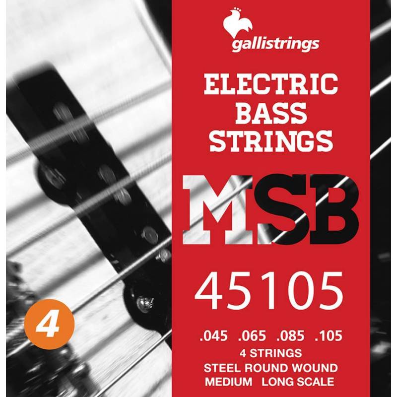 Struny na elektrickou baskytaru Galli Magic Sound Bass MSB-45105 - 1