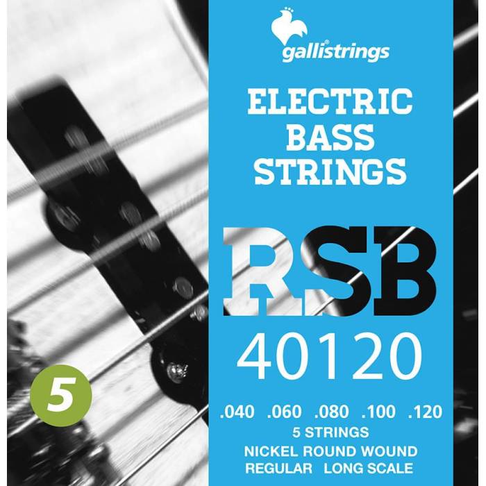 Struny na baskytary: Galli Rock Star RSB-40120 Struny na elektrickou 5-strunnou baskytaru Struny na elektrickou 5-strunnou baskytaru Galli Rock Star RSB-40120