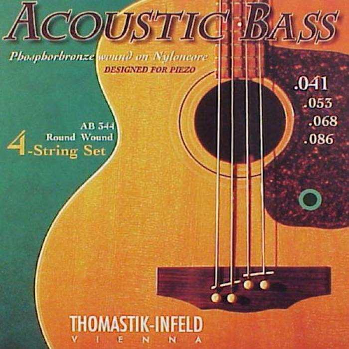 Struny na baskytary: Thomastik Acoustic Bass THAB-344 Struny na akustickou baskytaru Struny na akustickou baskytaru Thomastik Acoustic Bass THAB-344