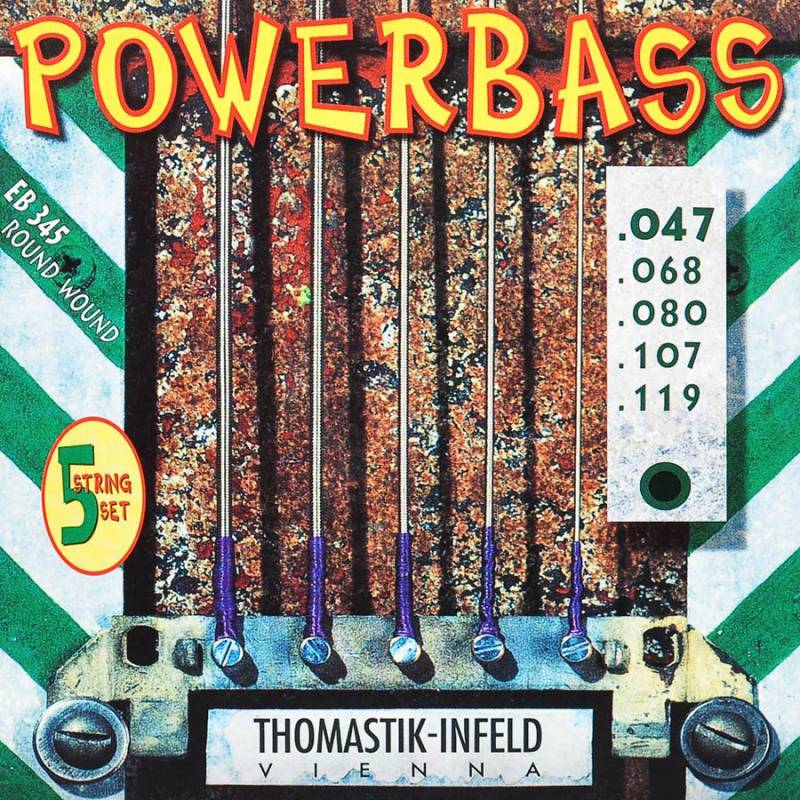 Struny na 5-strunnou baskytaru Thomastik Power Bass THEB-345 - 1