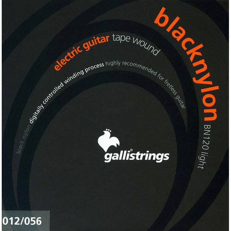 Struny na elektrickou kytaru Galli Black Nylon BN-120 - 1