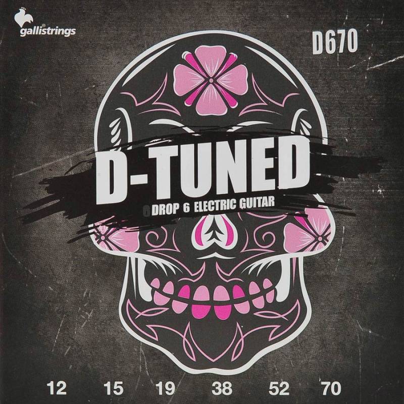 Struny na elektrickou kytaru Galli D-Tuned D-670 - 1