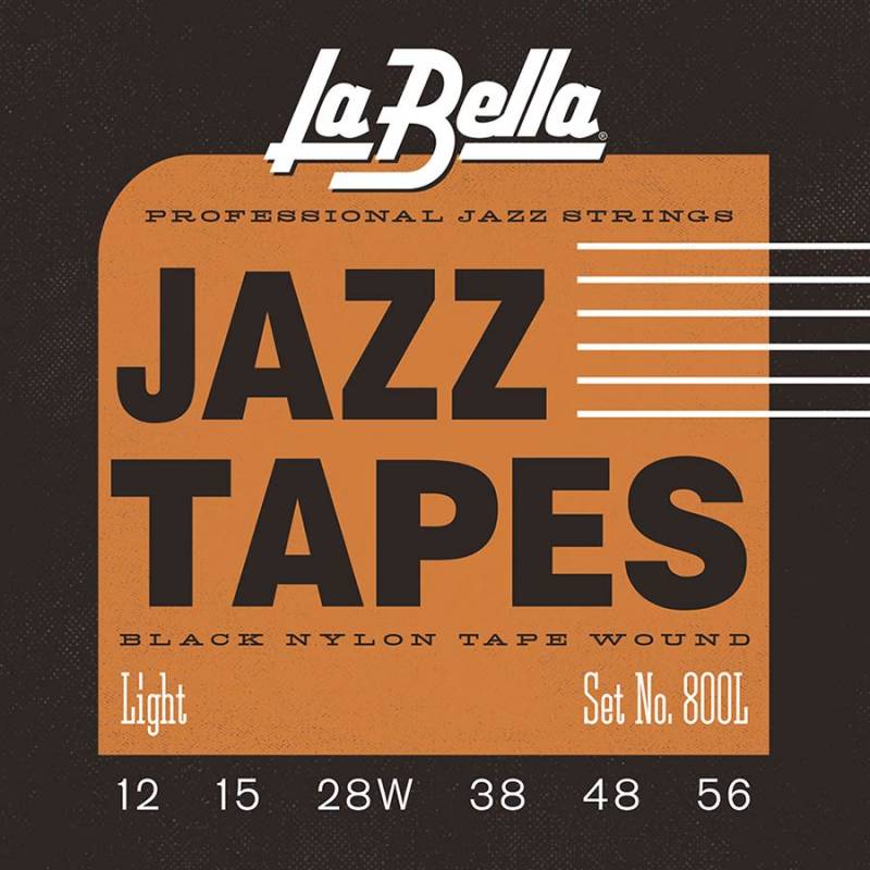 Struny na elektrickou kytaru LaBella Nylon Tape Wound Electrics L-800L - 1