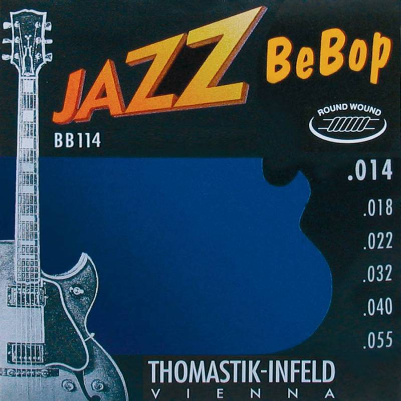 Struny na elektrickou kytaru Thomastik Jazz Bebop THBB-114 - 1