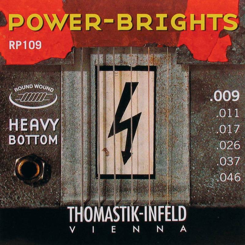 Struny na elektrickou kytaru Thomastik Power Brights THRP-109 - 1
