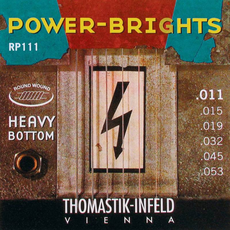 Struny na elektrickou kytaru Thomastik Power Brights THRP-111 - 1