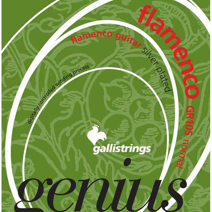 Struny na klasické kytary: Galli Genius GR-105 Struny na flamenco Struny na flamenco Galli Genius GR-105