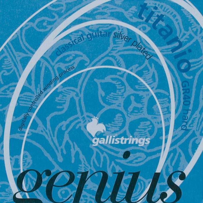 Struny na klasické kytary: Galli Genius Titanio GR-40 Struny na klasickou kytaru Struny na klasickou kytaru Galli Genius Titanio GR-40