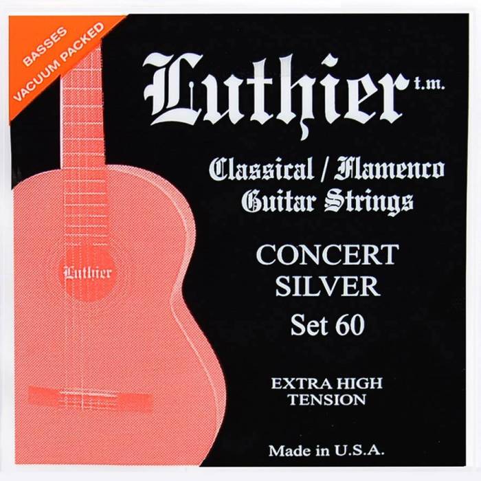 Struny na klasické kytary: Luthier L-60 Struny na klasickou kytaru Struny na klasickou kytaru Luthier L-60