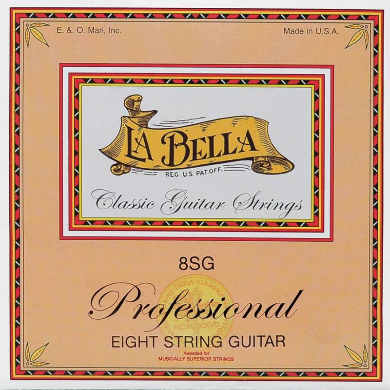 Struny na 8-strunovou klasickou kytaru LaBella Multi-String Guitars L-8SG - 1