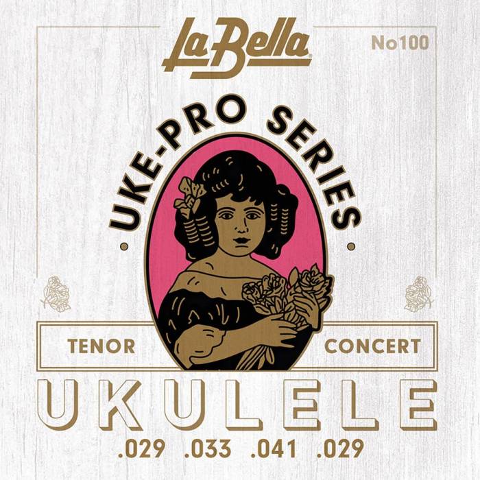 Struny na ukulele: LaBella Uke-Pro L-100 Struny na koncertní/tenorové ukulele Struny na koncertní/tenorové ukulele LaBella Uke-Pro L-100