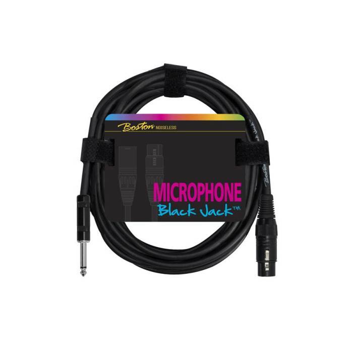Kabel na mikrofon 1 m Boston Black Jack MC-230-1