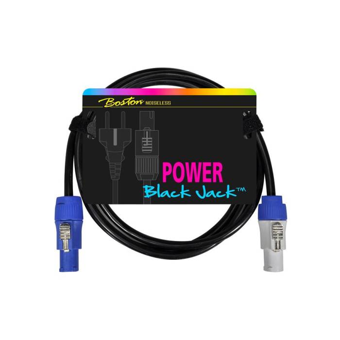 Napájecí kabel Powercon - Powercon 2.5 m Boston Black Jack SM-600-5
