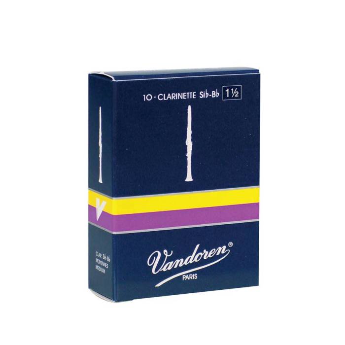 Plátky na Bb klarinety: Vandoren Traditional VDC-15 Plátky na Bb klarinet 10 ks 1.5 Plátky na Bb klarinet 10 ks 1.5 Vandoren Traditional VDC-15