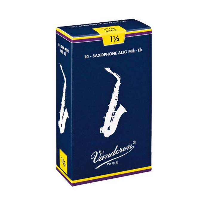 Plátky na alt saxofon: Vandoren Traditional VDA-15 Plátky na alt saxofon 10 ks 1.5 Plátky na alt saxofon 10 ks 1.5 Vandoren Traditional VDA-15