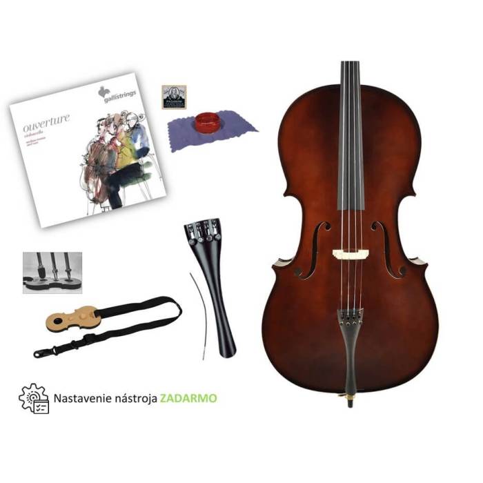 Výhodné komplety: Augustinus LC-2014-SET0 Set Bez Starostí Violoncellový komplet pro žáky ZUŠ od 6 do 7 let Violoncellový komplet pro žáky ZUŠ od 6 do 7 let Augustinus LC-2014-SET0 Set Bez Starostí
