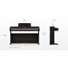 Digitální piano Kawai KDP120W - 2