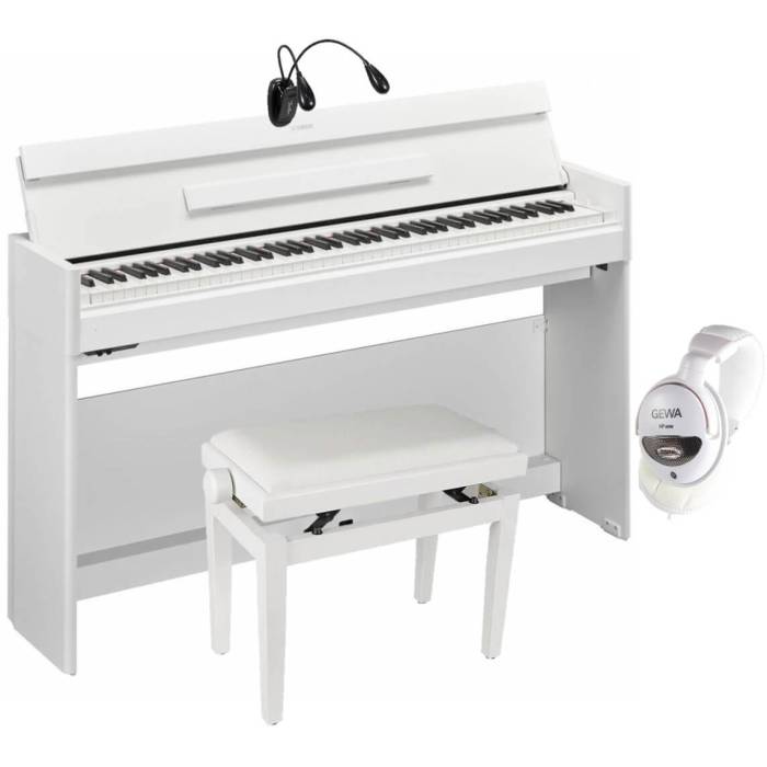 Digitální piana a stage piana - sety: Yamaha YDP-S54WH/SET2 Digitální piano - set Digitální piano - set Yamaha YDP-S54WH/SET2