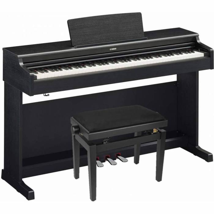Digitální piana a stage piana - sety: Yamaha YDP-165B/SET1 Digitální piano - set Digitální piano - set Yamaha YDP-165B/SET1
