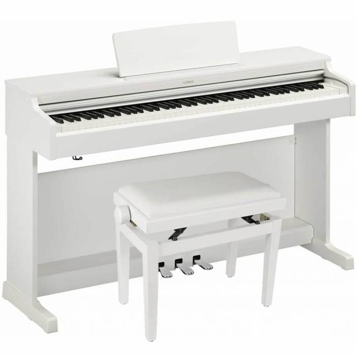 Digitální piana a stage piana - sety: Yamaha YDP-165WH/SET1 Digitální piano - set Digitální piano - set Yamaha YDP-165WH/SET1