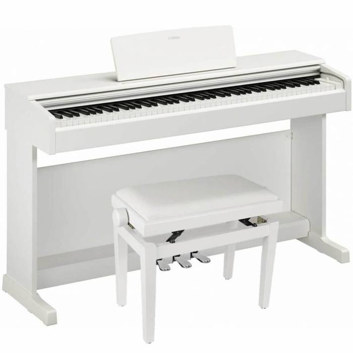 Digitální piana a stage piana - sety: Yamaha YDP-146WH/SET1 Digitální piano - set Digitální piano - set Yamaha YDP-146WH/SET1