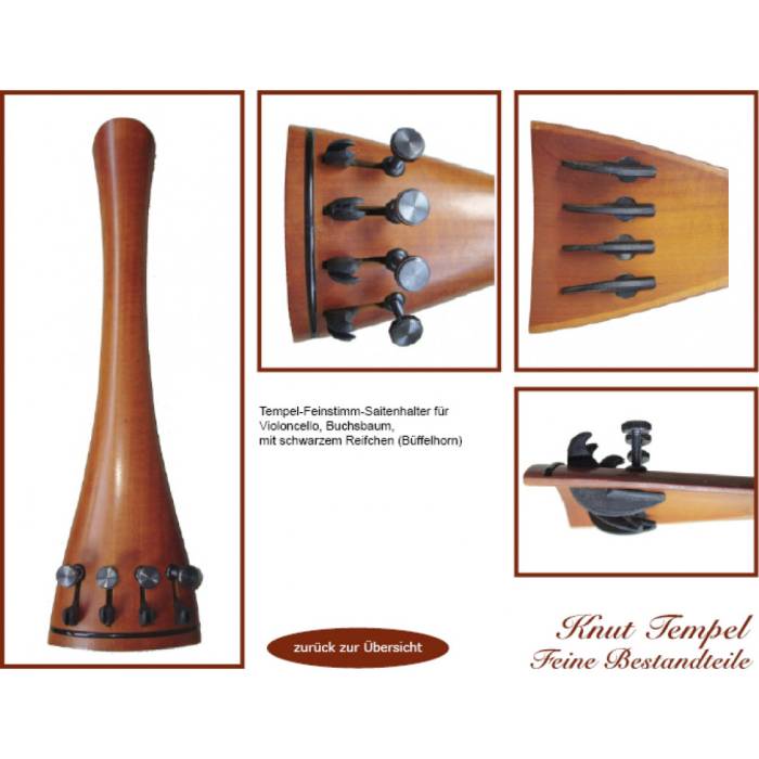 Struníky na violoncella s jemnými dolaďovači: Tempel CSB912 Struník na violoncello 4/4 Struník na violoncello 4/4 Tempel CSB912