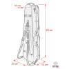 Pouzdro na housle 1/2 Leonardo Student VC-1412-BU - 3