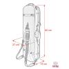 Pouzdro na housle 4/4 Leonardo VC-45-BU - 3