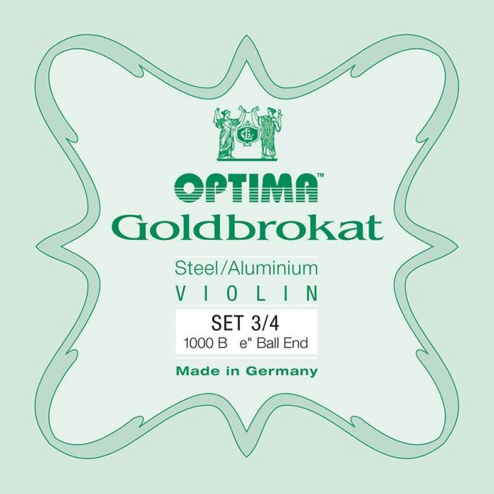 Struny na housle 3/4 sada Optima Goldbrokat 1000-34