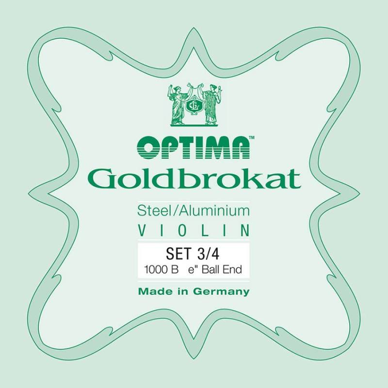 Struny na housle 3/4 sada Optima Goldbrokat 1000-34 - 1