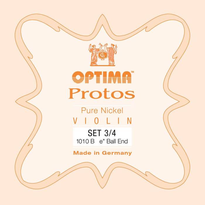 Struny na housle 3/4 sada Optima Protos 1010-34