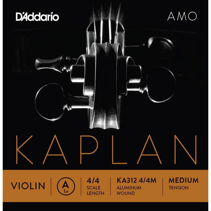 Struny na housle: D'Addario Kaplan Amo KA312-44M Struna na housle A 4/4 Struna na housle A 4/4 D'Addario Kaplan Amo KA312-44M
