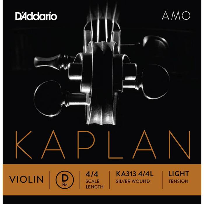 Struny na housle: D'Addario Kaplan Amo KA313-44L Struna na housle D 4/4 Struna na housle D 4/4 D'Addario Kaplan Amo KA313-44L