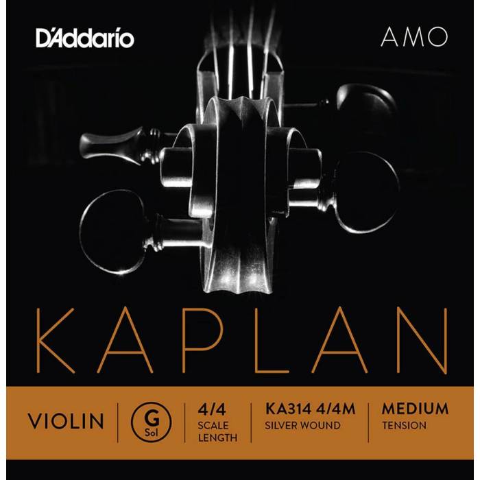 Struny na housle: D'Addario Kaplan Amo KA314-44M Struna na housle G 4/4 Struna na housle G 4/4 D'Addario Kaplan Amo KA314-44M
