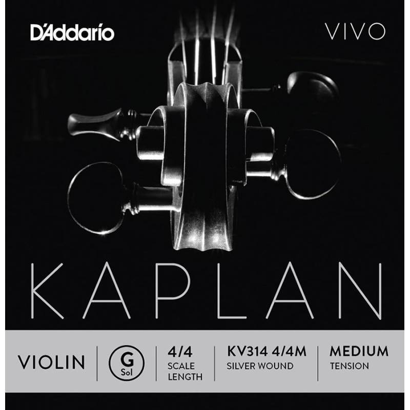 Struna na housle G 4/4 D'Addario Kaplan Vivo KV314-44M - 1