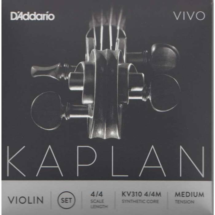 Struny na kontrabasy: D'Addario Kaplan Vivo KV310 Struny na kontrabas 3/4 sada Struny na kontrabas 3/4 sada D'Addario Kaplan Vivo KV310