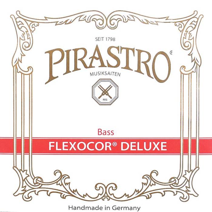 Struny na kontrabasy: Pirastro Flexocor deluxe P340000 Struny na kontrabas 4/4 sada Struny na kontrabas 4/4 sada Pirastro Flexocor deluxe P340000