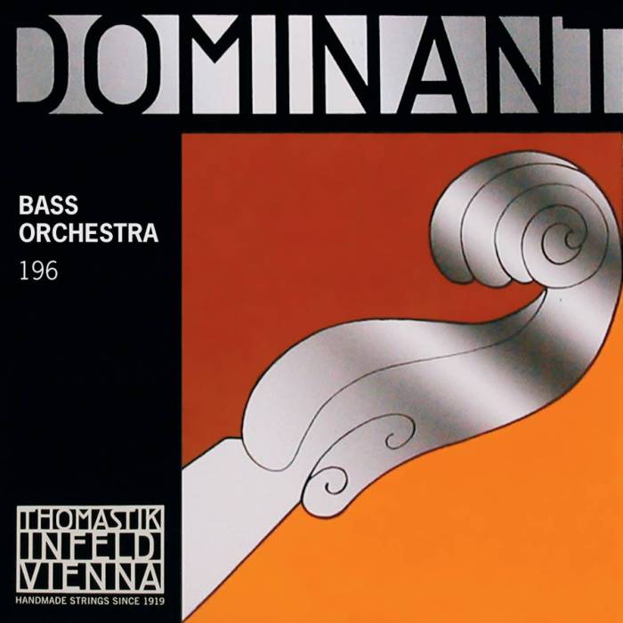 Struny na kontrabasy: Thomastik Dominant TH-196 Struny na kontrabas 3/4 sada Struny na kontrabas 3/4 sada Thomastik Dominant TH-196