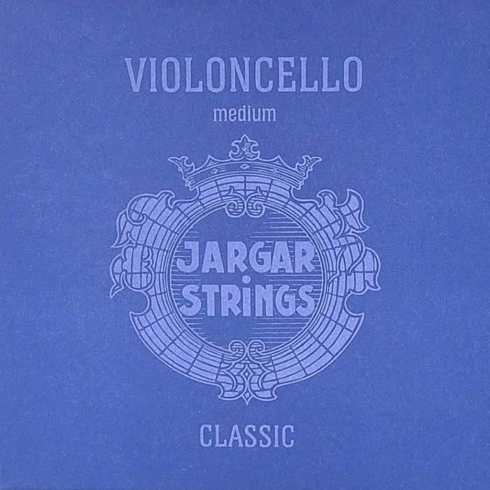 Struny na violoncella: Jargar Blue JCE-SET-BL Struny na violoncello 4/4 sada Struny na violoncello 4/4 sada Jargar Blue JCE-SET-BL