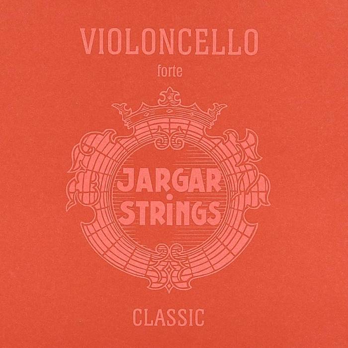 Struny na violoncella: Jargar Red JCE-SET-RD Struny na violoncello 4/4 sada Struny na violoncello 4/4 sada Jargar Red JCE-SET-RD