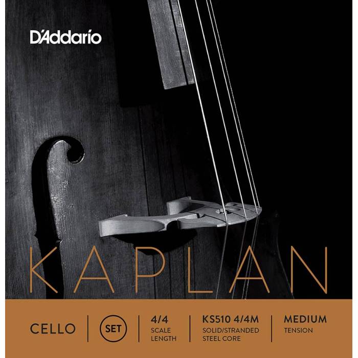 Struny na violoncella: D'Addario Kaplan KS510-44M Struny na violoncello 4/6 Struny na violoncello 4/6 D'Addario Kaplan KS510-44M