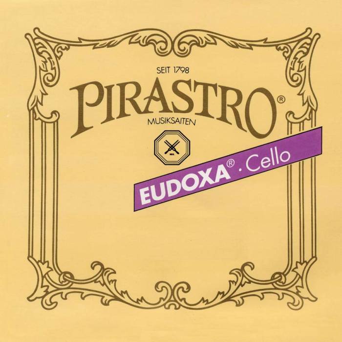 Struny na violoncella: Pirastro Eudoxa P234020 Struny na violoncello 4/4 sada Struny na violoncello 4/4 sada Pirastro Eudoxa P234020