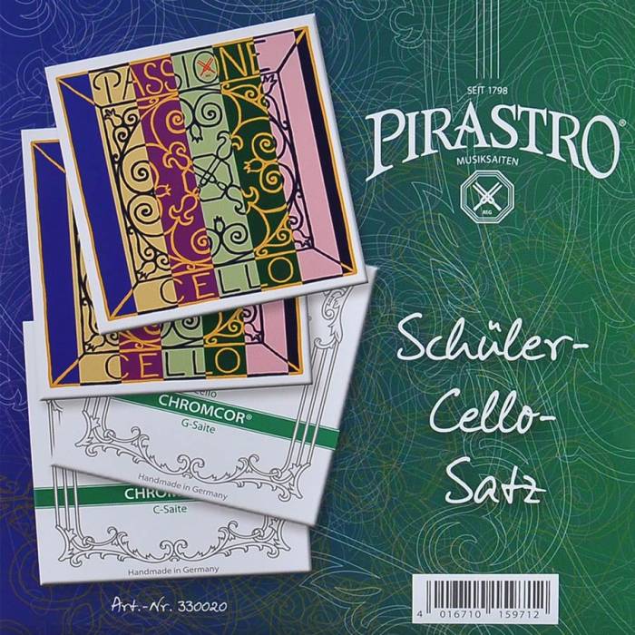 Struny na violoncella: Pirastro Student P330020 Struny na violoncello 4/4 sada Struny na violoncello 4/4 sada Pirastro Student P330020
