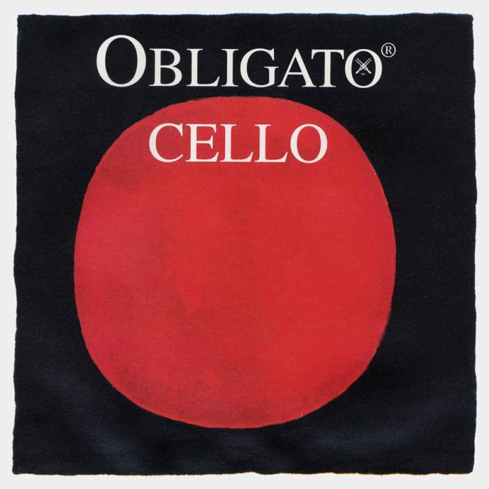 Struny na violoncella: Pirastro Obligato P431020 Struny na violoncello 4/4 sada Struny na violoncello 4/4 sada Pirastro Obligato P431020
