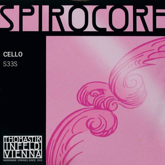 Struny na violoncella: Thomastik Spirocore TH-S-33S Struna na violoncello C 4/4 Struna na violoncello C 4/4 Thomastik Spirocore TH-S-33S