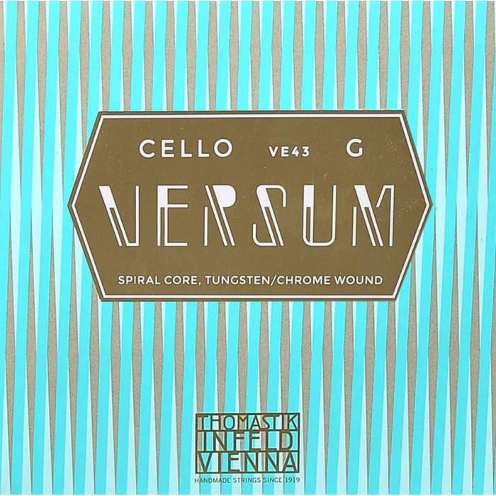 Struny na violoncella: Thomastik Versum THVE-43 Struna na violoncello G 4/4 Struna na violoncello G 4/4 Thomastik Versum THVE-43