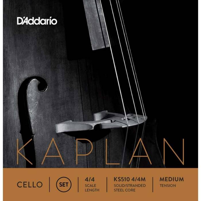 Struny na violoncella: Kaplan Solution KS510W Struny na violoncello 4/4 sada Struny na violoncello 4/4 sada Kaplan Solution KS510W