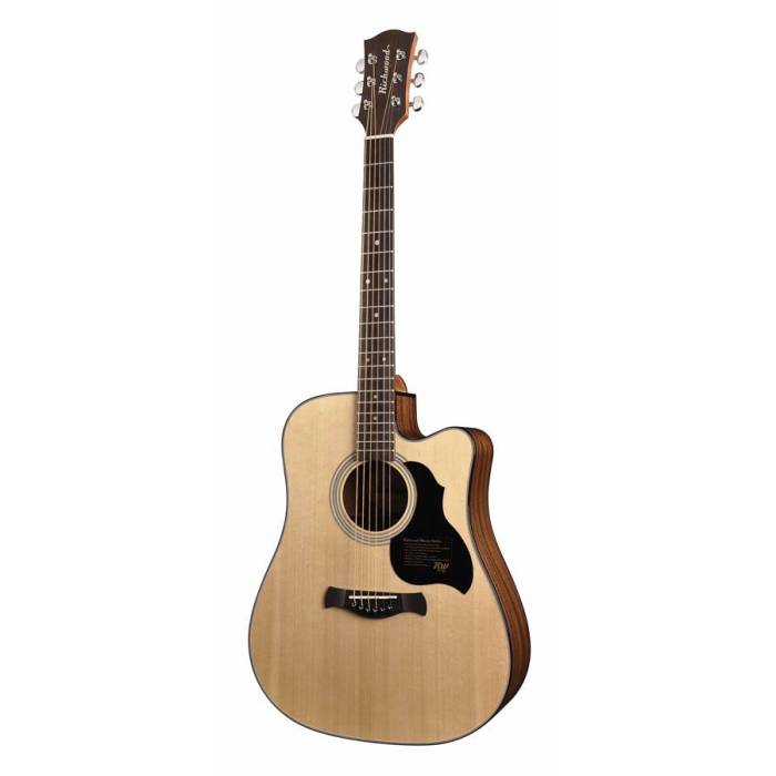 Elektroakustické kytary: Richwood Master D-40-CE Elektroakustická kytara dreadnought Elektroakustická kytara dreadnought Richwood Master D-40-CE