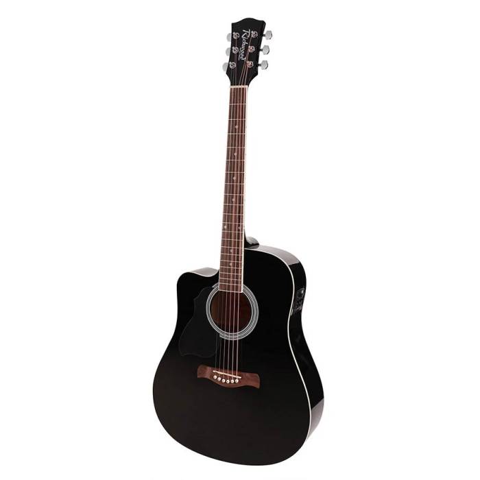 Elektroakustická kytara dreadnought pro leváky Richwood Artist RD-12LCEBK